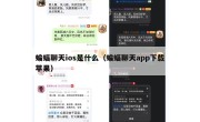 蝙蝠聊天ios是什么（蝙蝠聊天app下载苹果）