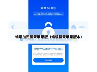 蝙蝠加密聊天苹果版（蝙蝠聊天苹果版本）