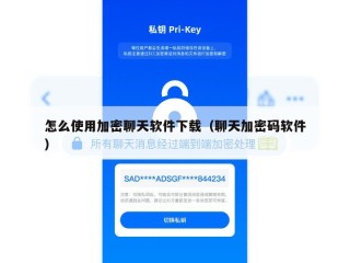 怎么使用加密聊天软件下载（聊天加密码软件）