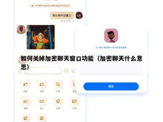 如何关掉加密聊天窗口功能（加密聊天什么意思）
