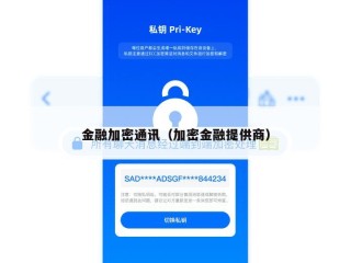 金融加密通讯（加密金融提供商）
