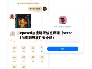 xposed加密聊天信息原理（secret加密聊天软件安全吗）