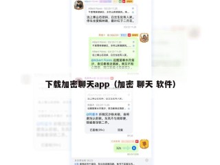 下载加密聊天app（加密 聊天 软件）