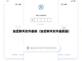 加密聊天软件最新（加密聊天软件最新版）