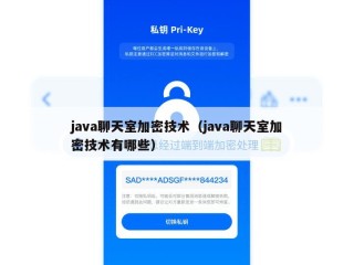 java聊天室加密技术（java聊天室加密技术有哪些）