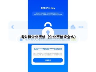 插头和企业密信（企业密信安全么）