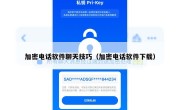 加密电话软件聊天技巧（加密电话软件下载）