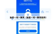 加密一对一聊天（加密一对一聊天软件）