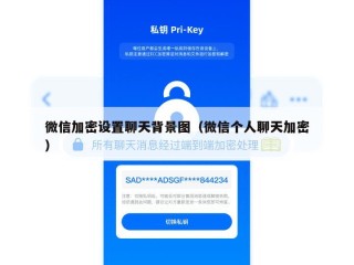 微信加密设置聊天背景图（微信个人聊天加密）