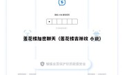 莲花楼加密聊天（莲花楼吉祥纹 小说）