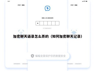加密聊天语录怎么弄的（如何加密聊天记录）