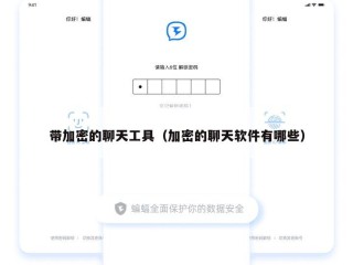 带加密的聊天工具（加密的聊天软件有哪些）