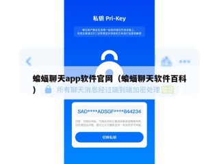 蝙蝠聊天app软件官网（蝙蝠聊天软件百科）