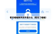 看见蝙蝠聊天软件是什么（看见了蝙蝠）