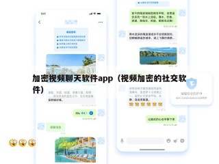加密视频聊天软件app（视频加密的社交软件）