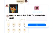 trust聊天软件怎么加密（手机聊天加密软件）