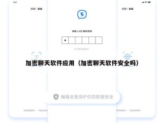 加密聊天软件应用（加密聊天软件安全吗）