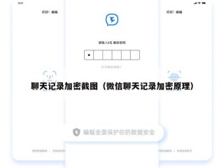 聊天记录加密截图（微信聊天记录加密原理）