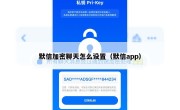 默信加密聊天怎么设置（默信app）