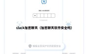slack加密聊天（加密聊天软件安全吗）