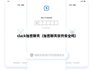 slack加密聊天（加密聊天软件安全吗）