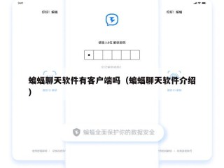 蝙蝠聊天软件有客户端吗（蝙蝠聊天软件介绍）