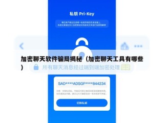 加密聊天软件骗局揭秘（加密聊天工具有哪些）
