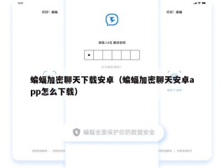 蝙蝠加密聊天下载安卓（蝙蝠加密聊天安卓app怎么下载）