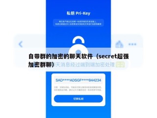 自带群的加密的聊天软件（secret超强加密群聊）