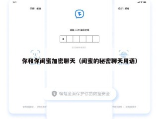 你和你闺蜜加密聊天（闺蜜的秘密聊天用语）