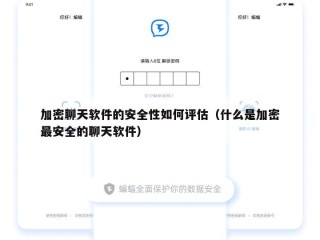 加密聊天软件的安全性如何评估（什么是加密最安全的聊天软件）