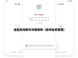 加密游戏聊天攻略视频（游戏加密原理）