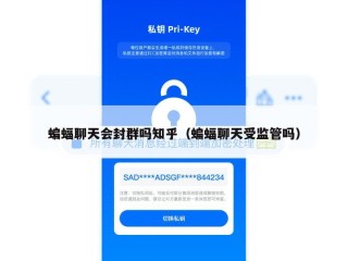蝙蝠聊天会封群吗知乎（蝙蝠聊天受监管吗）