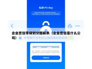 企业密信等级划分图解表（企业密信是什么公司）