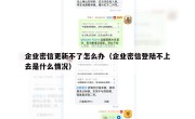 企业密信更新不了怎么办（企业密信登陆不上去是什么情况）