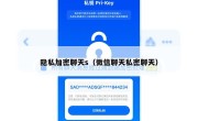隐私加密聊天s（微信聊天私密聊天）