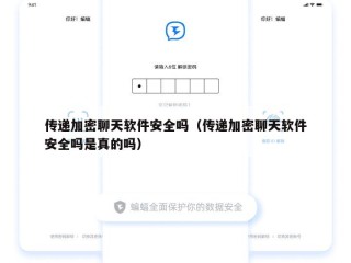 传递加密聊天软件安全吗（传递加密聊天软件安全吗是真的吗）