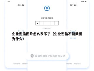 企业密信图片怎么发不了（企业密信不能截图为什么）
