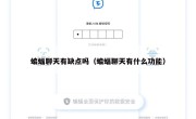 蝙蝠聊天有缺点吗（蝙蝠聊天有什么功能）