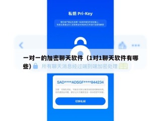 一对一的加密聊天软件（1对1聊天软件有哪些）