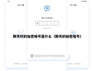 聊天时的加密暗号是什么（聊天的秘密暗号）