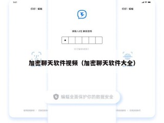 加密聊天软件视频（加密聊天软件大全）