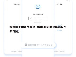 蝙蝠聊天被永久封号（蝙蝠聊天账号销毁后怎么找回）