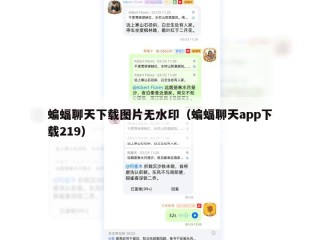 蝙蝠聊天下载图片无水印（蝙蝠聊天app下载219）