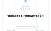 飞机聊天加密效果（飞机聊天软件怎样加人）
