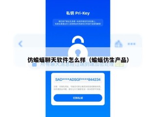 仿蝙蝠聊天软件怎么样（蝙蝠仿生产品）