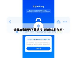 微云加密聊天下载链接（微云文件加密）