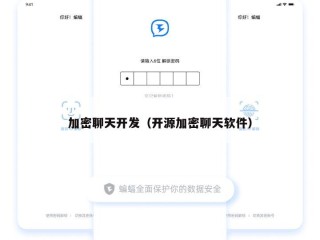 加密聊天开发（开源加密聊天软件）