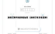 浙政钉聊天端到端加密（浙政钉有没有密聊）