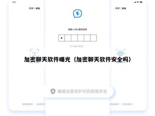 加密聊天软件曝光（加密聊天软件安全吗）